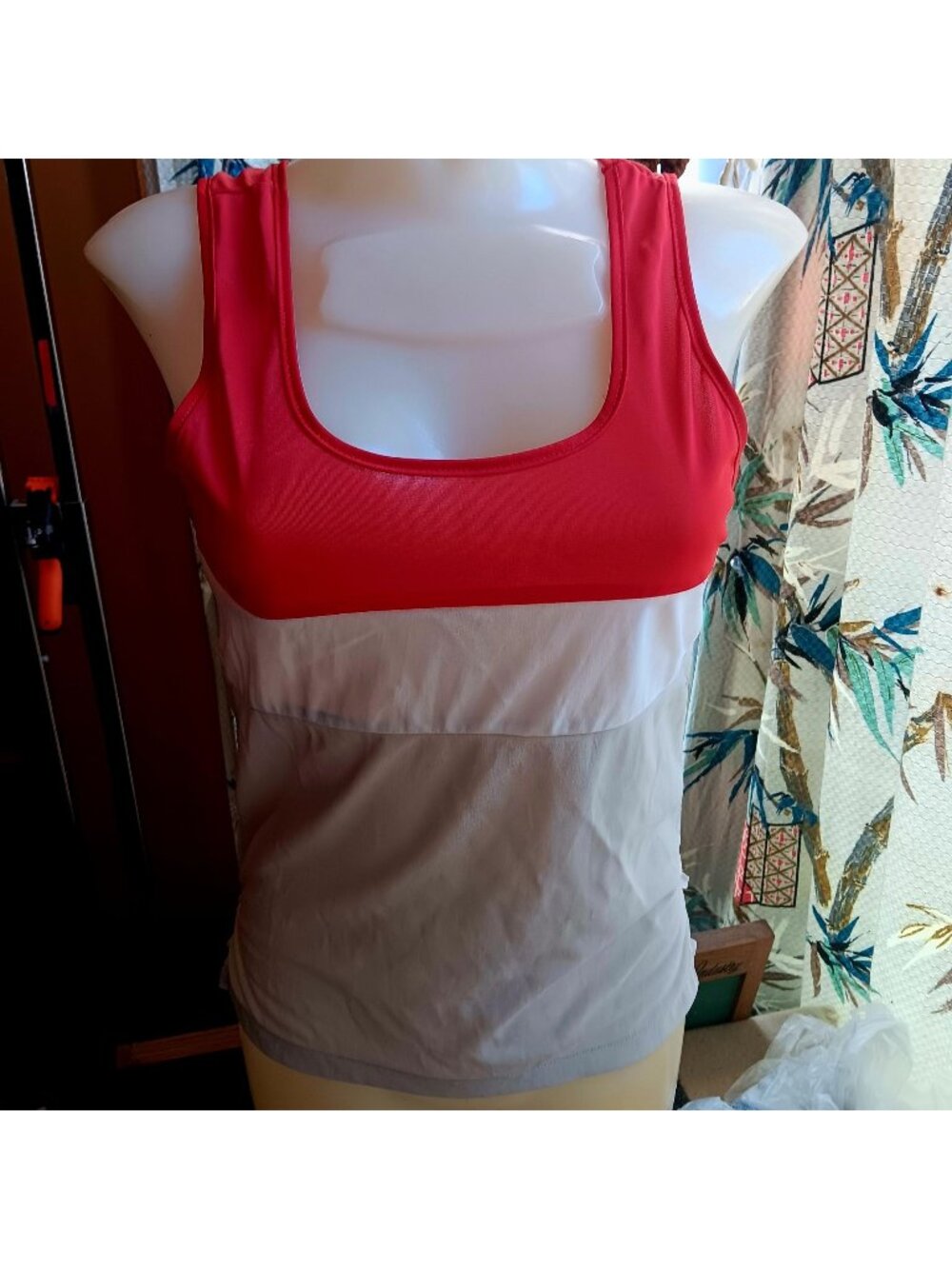 True Vintage XS Jogging Top Tank Single Stitch Dunlop Colorblock Nylon Boys 16